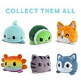 thumbnail image 4 of Peluche TeeTurtle The Original Reversible Cat Russian Blue, 4 of 4