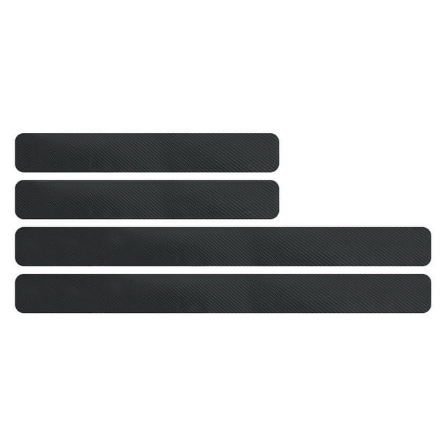Protector De Umbral De Puerta De Coche, Pegatinas Antiarañazos Protector De Coche 4 Piezas Cinta De Silicona Película Protectora De Umbral De Puerta Accesorios Automotrices Para