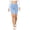 Light Blue, variant on Xinsrenus Women's Solid Color Crossover High-Waist Denim Shorts Stretchy Slim Fit Pants Outdoor Sports Bottoms with Pockets