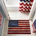 thumbnail image 5 of RBCKVXZ 4th of July Doormat 18x24 inch Patriotic Welcome Non Slip Mats - Absorbent Quick Dry Washable, 5 of 6