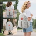 thumbnail image 6 of HuaAngel Water Resistant Backpack with Mulitiple Pockets for School Travel Outdoor College, Lightweight Daypack for Teens with Laptop Compartment, 6 of 7