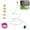 White, variant on Misters for Outside Patio 76 in, Standing Outdoor Hose Misting Cooling System,3-Way Nozzle Design,Portable Water Mister for Patio, BBQ, Pool, Garden, Bird Bath, Tanning, Mist Sprinkler for Plants