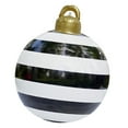 thumbnail image 2 of Qwtwty 23.6 Inch Giant PVC Inflatable Christmas Decorated Ball Ornaments Outdoor Large Xmas Blow Ball Decorations for Holiday Yard Lawn Porch Decor (Black), 2 of 6