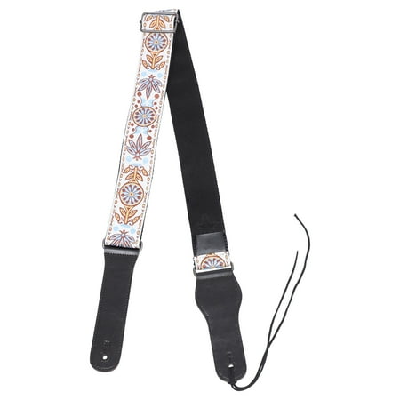 

NUOLUX 1Pc Wearable Portable Guitar Bass Strap Adjustable Guitar Lanyard (Assorted Color)