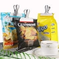 thumbnail image 2 of Luniquz 12 Pack Chip Bag Clips Covered with Silicone - Coded with 3 Different Colors Perfect for Food Bags - Air Tight Seal, Heavy Duty, 3 Inches Wide, 2 of 7