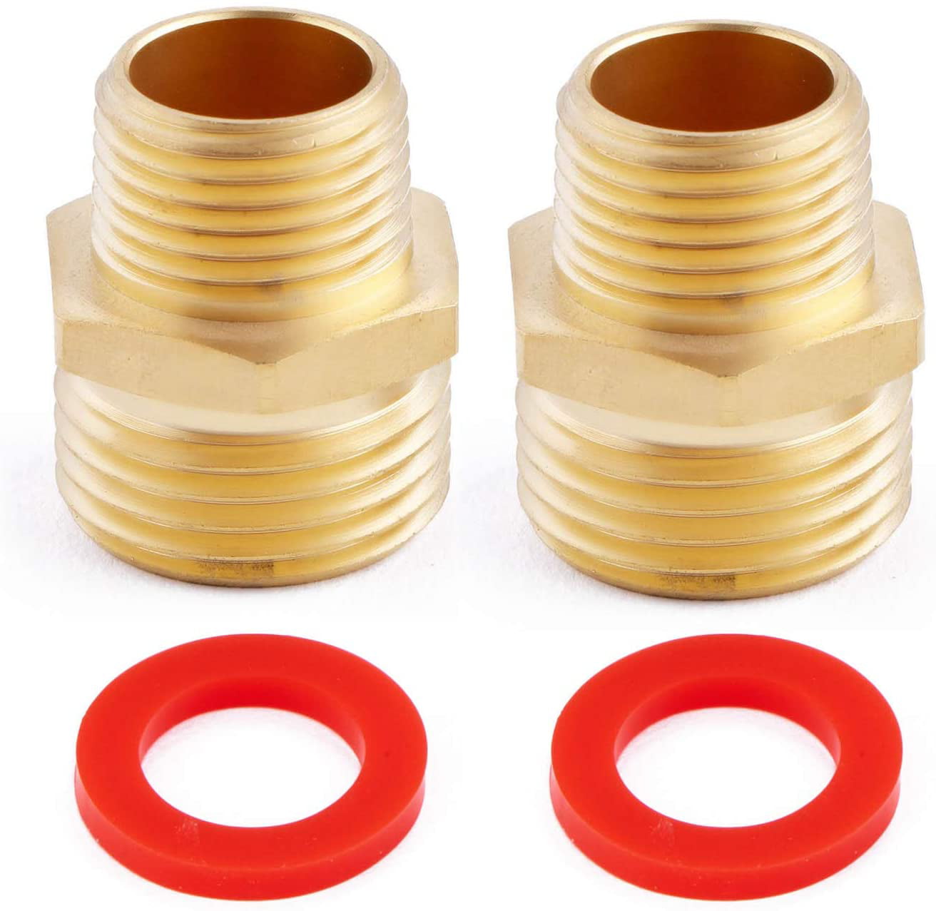 Air Line Hose Connector Fitting Male Quick Release 1/2 inch BSP Male 2pk 
