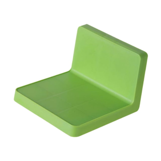 Caja de almacenamiento, estante de noche, sin perforaciones, para colgar en la pared, organizador de baño y cocina verde