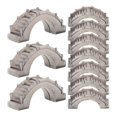 thumbnail image 3 of Aquarium Bridge Resin Arch Bridge Building Rockery Bonsai Ornament Fish Tank Landscaping Micro Landscape 10Pack, 3 of 5