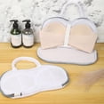 thumbnail image 5 of Bra Washing Bag,3Pcs bra laundry bags for Laundry Lingerie Underwear Brassiere Bag,Lingerie Bags with 3D Skeleton for Washing Machine，Grey, 5 of 7