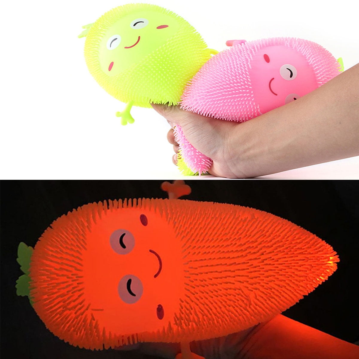 Cute Rabbit Carrot Squeeze Pop Up Fidget Toy Funny Surprise Bunny Head  Squishy Stress Relief Doll Novelty Prank Adult Kids Gifts