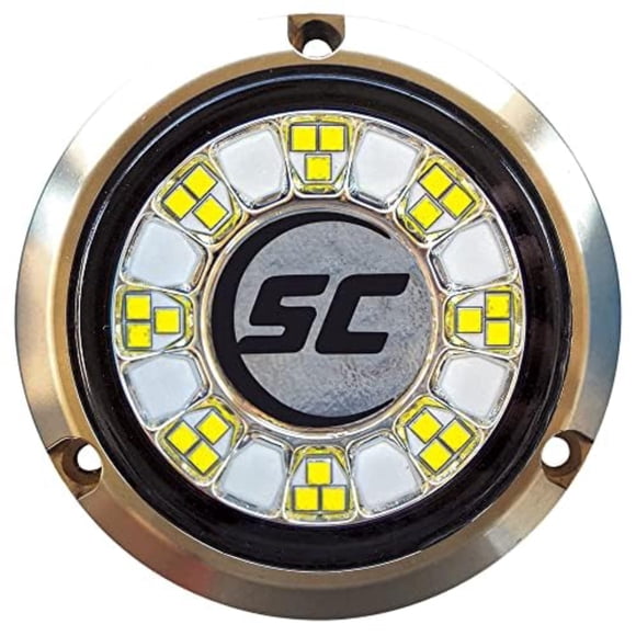 Luz LED submarina para barcos Shadow-caster SCR-24, color blanco