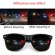 thumbnail image 1 of Gafas de fuegos artificiales con estrellas de difracción y efectos especiales, gafas ópticas, gafas para fiestas y celebraciones, 1 of 5