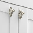 thumbnail image 3 of GlideRite 2 in. Classic Oval Birdcage Cabinet Knobs, Satin Nickel, Pack of 10, 3 of 3