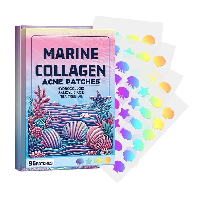 Parches hidrocoloides para el acné, parches medicinales para el acné para todo tipo de piel, SpotStickers para el rostro y la piel para deshacerse de los granos y las espinillas, 72 piezas