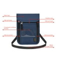 thumbnail image 4 of Small Crossbody Bag for Men Women, Travel Passport Wallet Cell Phone Pouch, Lightweight & Adjustable Strap, Secure & Compact, 4 of 6