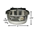 thumbnail image 3 of Midwest Stainless Steel Snap'y Fit Water and Feed Bowl 1 quart Stainless Steel, 4 cups/32 oz., 3 of 3