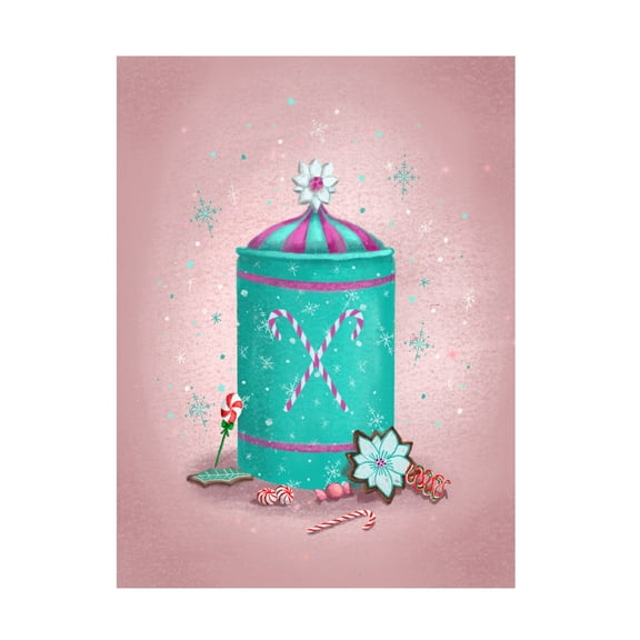 Canvas Wall Art - Christine Rotolo 'Holiday Treats 2' Wall Art for Living Room, Bedroom, or Office Décor by Trademark Fine Art - 14 x 19 Inches