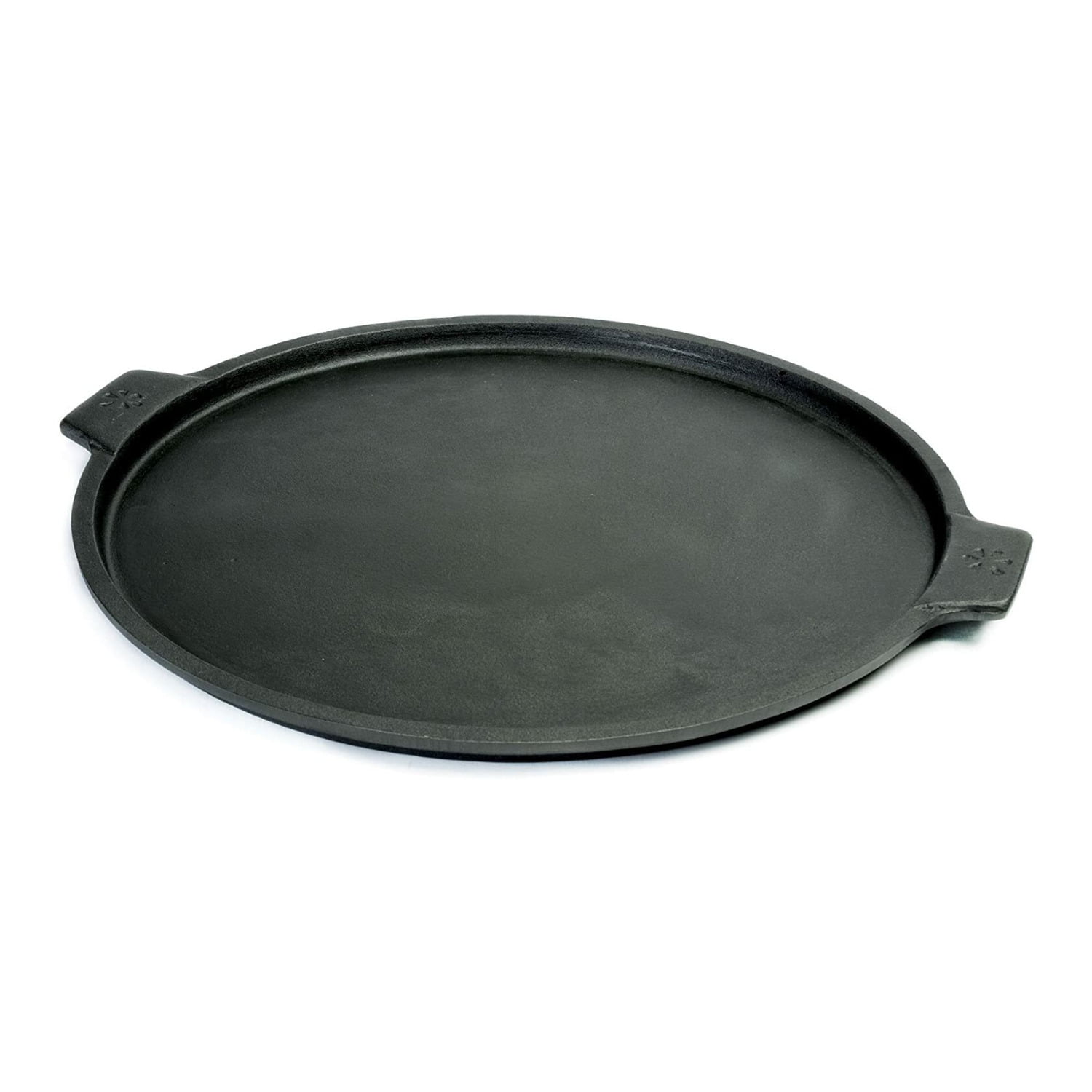 Stove Grill or Campfire Enhanced Heat Retention and Dispersion 13.5 Inch Oven Pre-Seasoned Cast Iron Pizza and Baking Pan Natural Finish 
