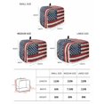 thumbnail image 3 of Fsddascl Vintage American Flag Toaster Cover 4 Slice, Large Kitchen Appliance Covers, Country Wooden US Flag Toaster Oven Cover with Loop, Bread Machine Cover Polyester Dust Cover Protection, 3 of 5