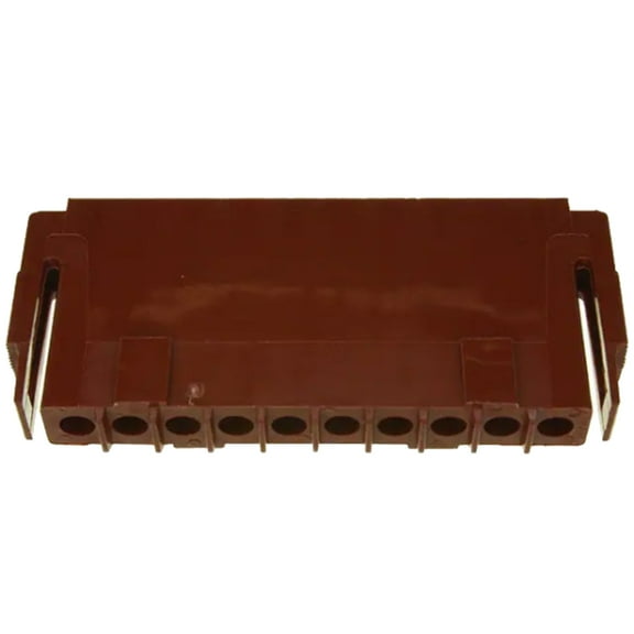 207396-1 Connector, 10 Rectangular - Housings Plug Black or Red 0.197 (5.00mm)