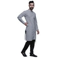 thumbnail image 2 of Atasi Cotton Long Kurta Pajama Set For Men Designer Casual Kurta Pajama Clothing, 2 of 3
