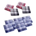 thumbnail image 2 of 12Pcs Cotton Men's Hands Party Bandanas Casual Pocket Square Hankies Color Random Style A, 2 of 9