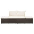 thumbnail image 4 of vidaXL Patio Bed Outdoor Daybed Sofa Lounge Chair Patio Furniture Poly Rattan, 4 of 6
