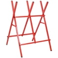 thumbnail image 2 of Adjustable Folding Log Saw Horse with Non-Slip Foot Pads, Heavy Duty Steel Sawhorse for Cutting Wood, Lightweight Portable Sawhorse for Workshop, 2 of 9