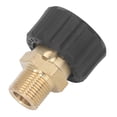 thumbnail image 3 of Pressure Washer Adapter, 5000PSI Connection Device Pressure Washer Quick Connect Kit Power Washer Accessories Brass and Rubber Construction and Removable Housing for, 3 of 7