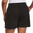 thumbnail image 6 of Gloria Vanderbilt Women High Rise Cotton Chino Shorts (Black, 10), 6 of 6