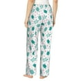 thumbnail image 3 of Naloa Sea Turtle Print Women’s Ultra-Soft Comfy Pajama Lounge Pants with Pockets & Drawstring, 3 of 8