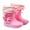 Pink, variant on Gyujnb Kids Rain Boots Lightweight Short Ankle Boots for Boys Girls Toddler Outdoor Play Daily Wear,Boys Shoes,Girls Shoes,Size:8-9 Years