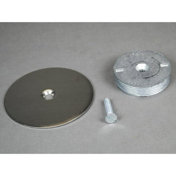 Wiremold 1043S 3,1/2" 525 Series Stainless Steel Abandonment Plate