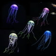 thumbnail image 3 of Jellyfish Aquarium Decor - Lifelike Plant Ornament and Glowing Jellyfish Decoration for Various Fish Tanks, 3 of 8
