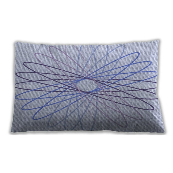 Ahgly Company Outdoor Rectangular Contemporary Lumbar Throw Pillow, 13 inch by 19 inch
