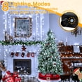 thumbnail image 3 of Cadena de luces Ollny, 200 LED, 18 m, color blanco frío, resistente al agua, 120 V, 3 of 7