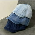 thumbnail image 5 of YooGuoGuo Women's Vintage Denim Newsboy Cap Slouchy Octagonal Cap Comfy Lightweight Painter Beret Hat, 5 of 8