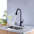 thumbnail image 2 of Pull Out Kitchen Faucet, Solid Brass Single Handle Kitchen Faucet, 2 of 8