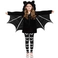 thumbnail image 1 of Disfraz de murciélago polar para niño, disfraz de murciélago volador borroso para niño, prenda exterior superior de esqueleto + pantalones, 1 of 5