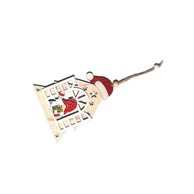 Bearachild Colgante de de Navidad de varias formas, figurita con forma de gnomo de copo de nieve, manualidades, colgador de puerta DIY para anciano Kits de decoración para fiestas Árbol de Navidad Bearachild HA070074-02