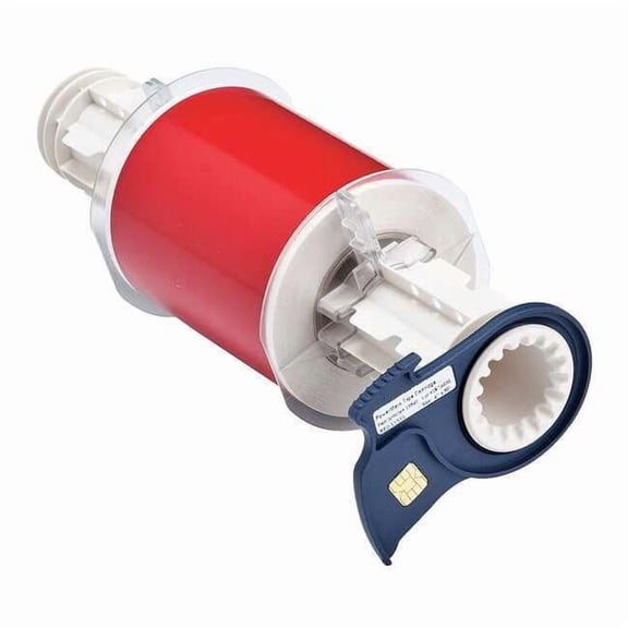 Brady Label Tape Cartridge, Red, Labels/Roll: Continuous 13540