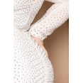 thumbnail image 3 of Translucent Silver Rhinestone Plus Midi Dress, 3 of 4