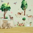 thumbnail image 3 of Woodland Animals Wall Decal Removable Wall Stickers Trees Wall Sticker Home Decor Wall Art Sticker Art PVC Wall Decal Peel and Stick Decals, 3 of 6