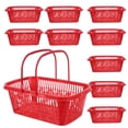 thumbnail image 1 of 10Pcs Berry Basket Fruit Storage Containers For Fridge Portable Plastic Berry Baskets Cutout Design Berry Baskets For Fridge Living Room Farm And Crafts 1kg Red, 1 of 9