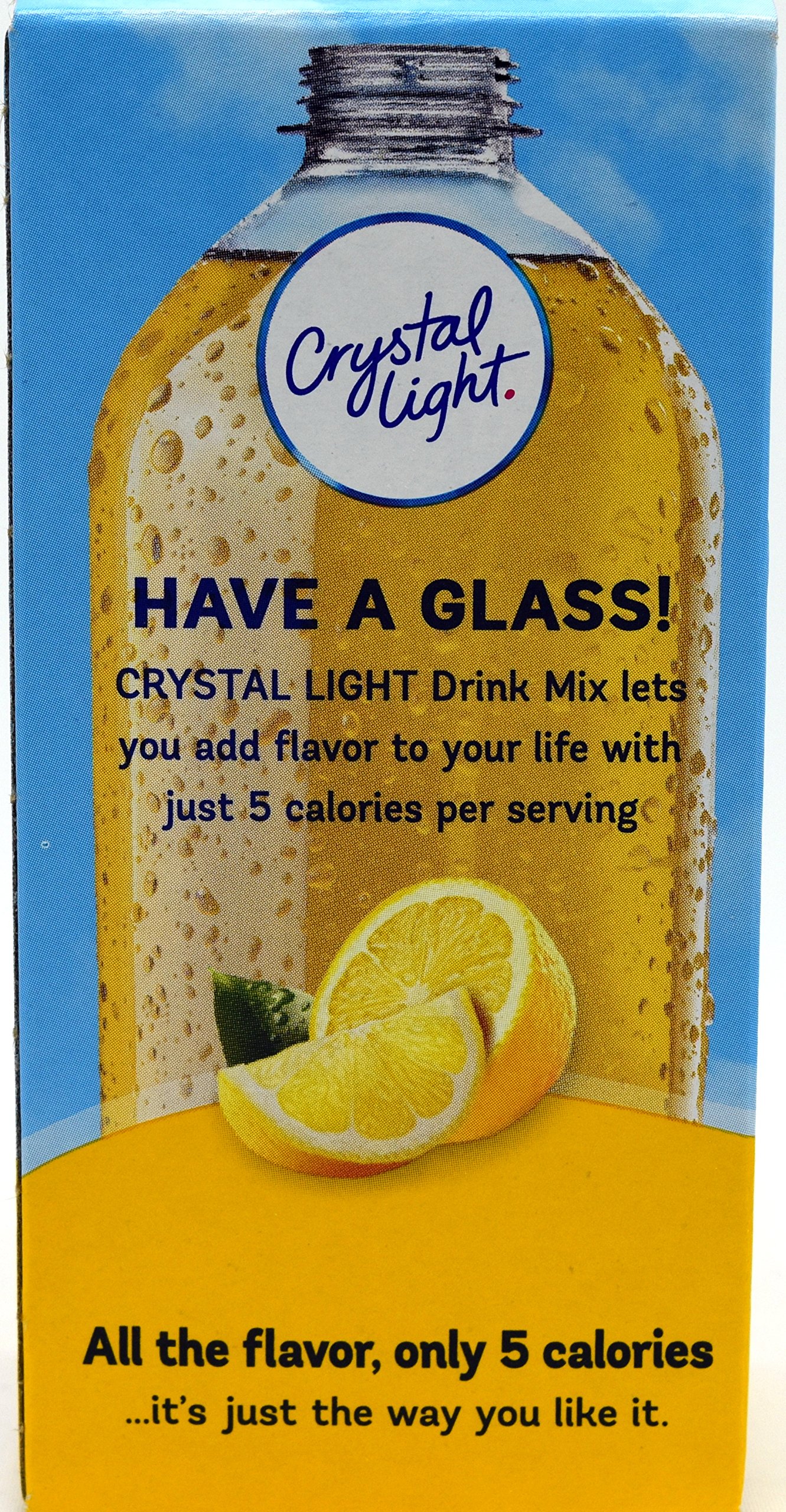 Crystal Light On The Go Natural Lemonade Drink Mix, 10-Packet Box (Pack of 7)