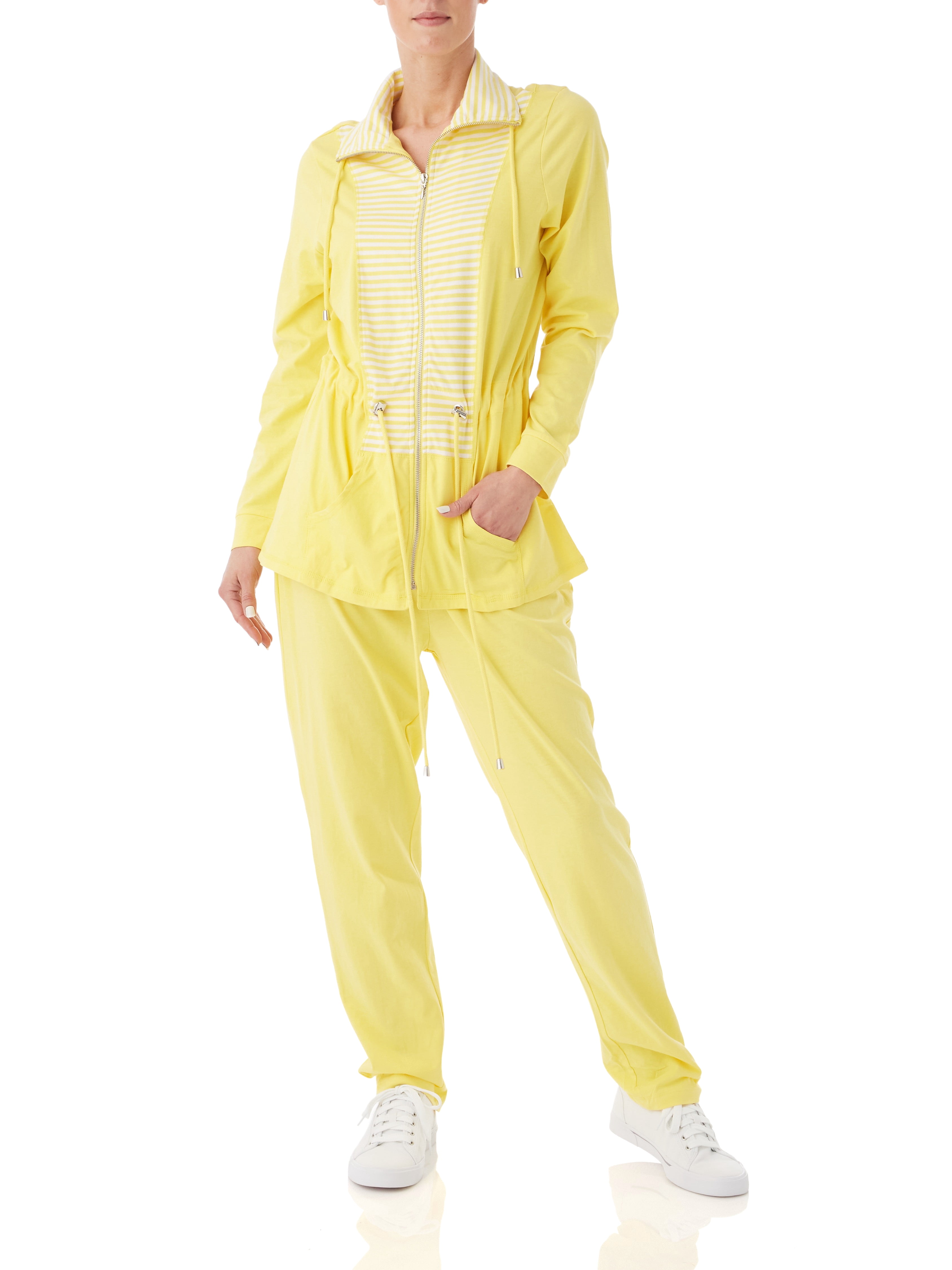 Multi Stripe Casual Pants Set 