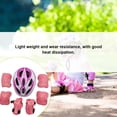 thumbnail image 4 of Sonducket Protector de patinaje sobre ruedas de 7 piezas, conjunto de casco para niños pequeños, forro de alta densidad, rodilleras ligeras, patinar Rojo, 4 of 6