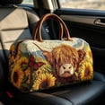 thumbnail image 7 of Cow Plaid Patchwork Travel Bag with Spacious Storage and Adjustable Shoulder Strap for Weekend Gym and Daily Commute Fashion Accessory, 7 of 7