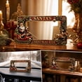 thumbnail image 3 of Fmbmuo Christmas License Plate Frame, Metal Car Tag Holder with Santa Snowman Reindeer, Rustproof Aluminum License Plate Cover for Men Women Cars, 3 of 4