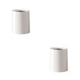 thumbnail image 1 of Yuarrent Bote de basura Reemplazo de boca ancha Estilo japonés Hogar Apartamento Cubo de basura Blanco Pequeño 2piezas, 1 of 6